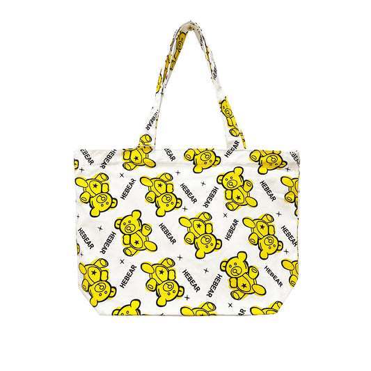 Macis vászon bevásárlótáska - sárga színű