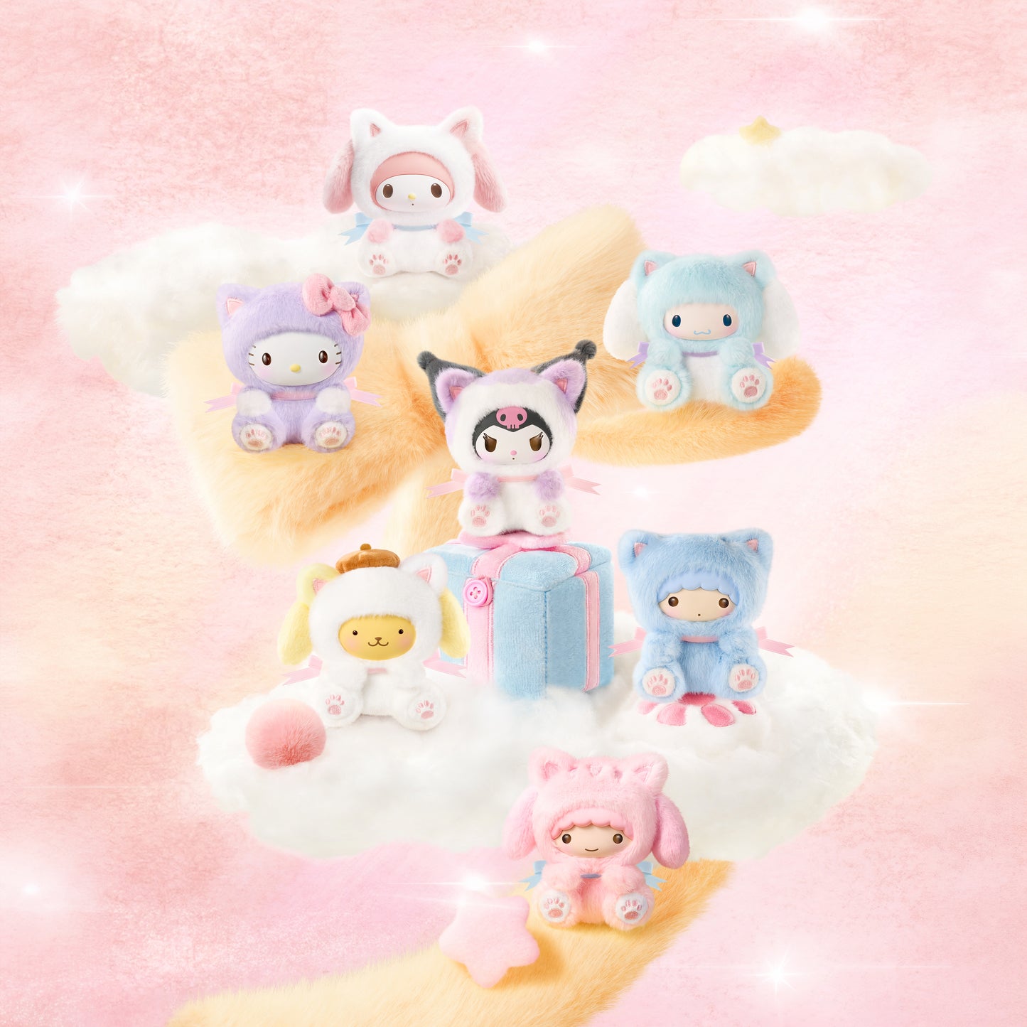 Sanrio Kollekció - Hide and Seek Vinyl Zsákbamacska